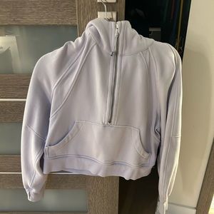 Lululemon scuba oversized half zip hoodie. Color-blissful blue. Size XS/S.